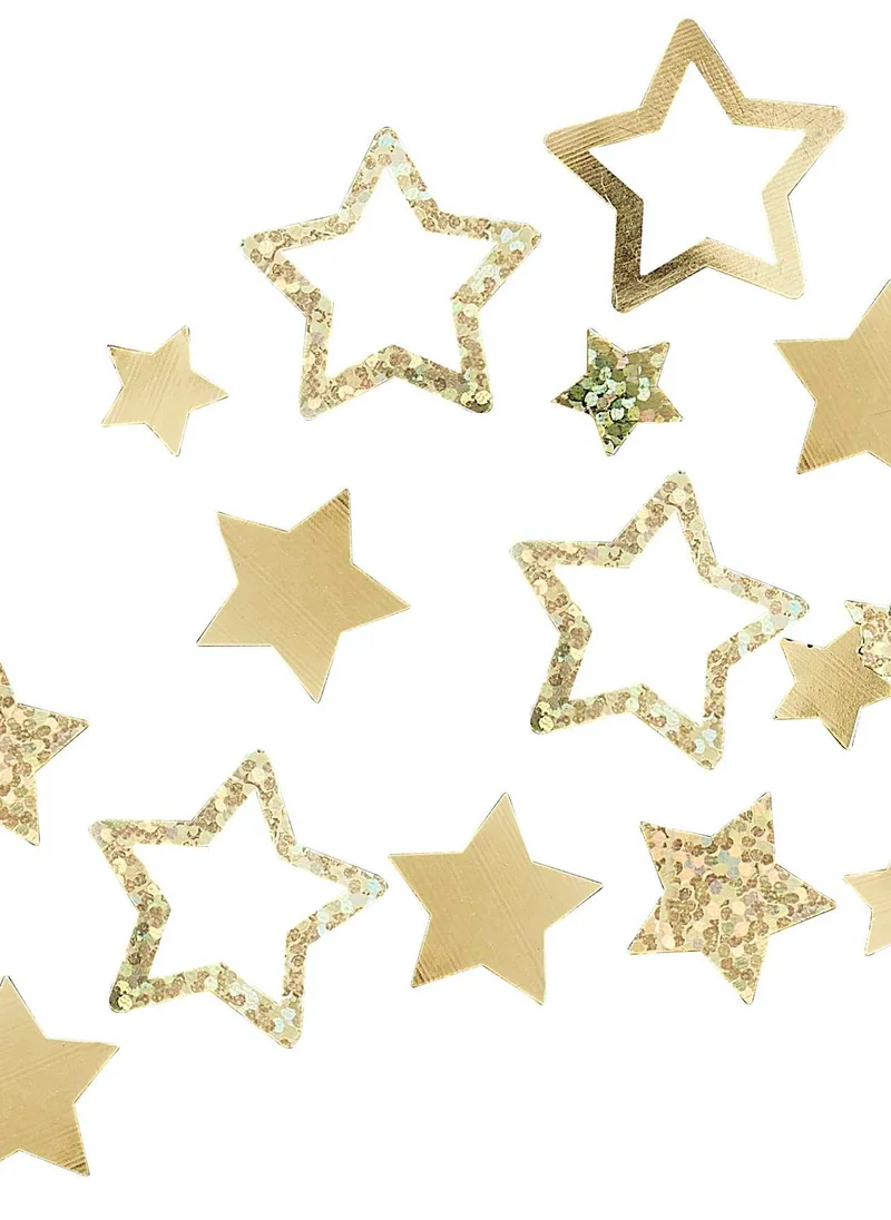جينجر راي Star Shaped Gold Confetti