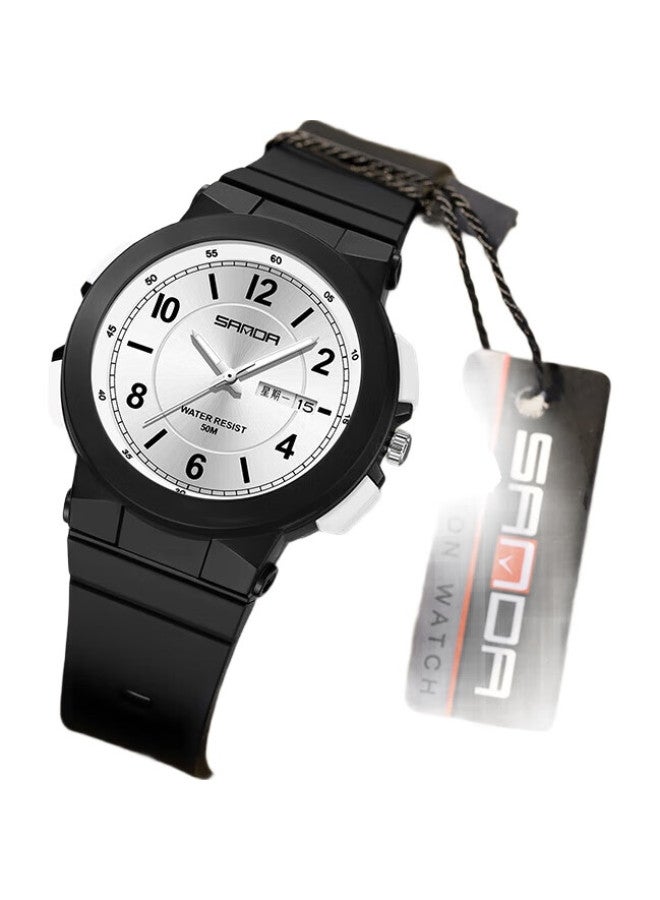 Sanda Exam Watch For Men And Women, Simple Sports Waterproof Quartz Watch For Middle School, High School Students, Teenagers, Civil Servants, And Children - Image 2