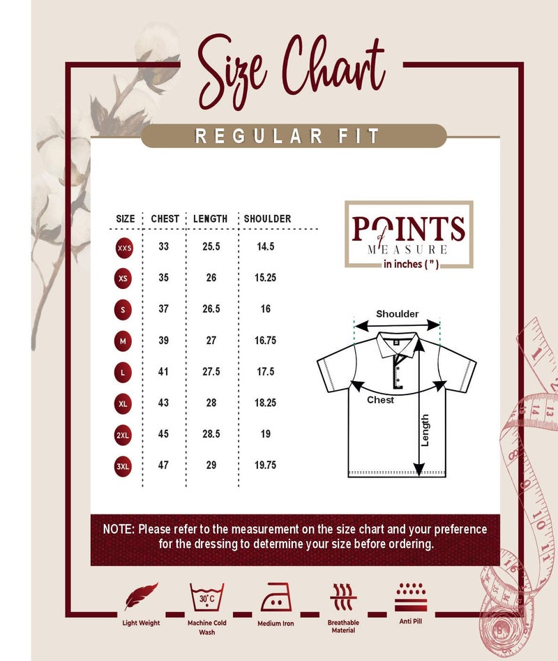 Noble Monk Men's Regular Fit Pure Cotton Polo T Shirt |Half Sleeves |Collar Tshirts | Casual T-Shirt for Men - Image 3