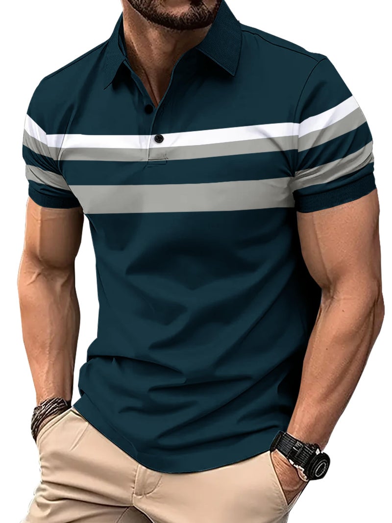 Noble Monk Men's Regular Fit Pure Cotton Polo T Shirt |Half Sleeves |Collar Tshirts | Casual T-Shirt for Men - Image 4