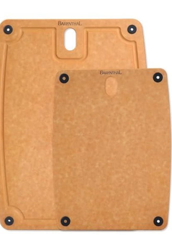 Barenthal Cutting Boards for Kitchen Dishwasher Safe Eco-Friendly Composite Cutting Board Set of 2, Reversible Chopping Board with Handles & Juice Grooves, Small & Medium Cutting Board for Kitchen - Image 1