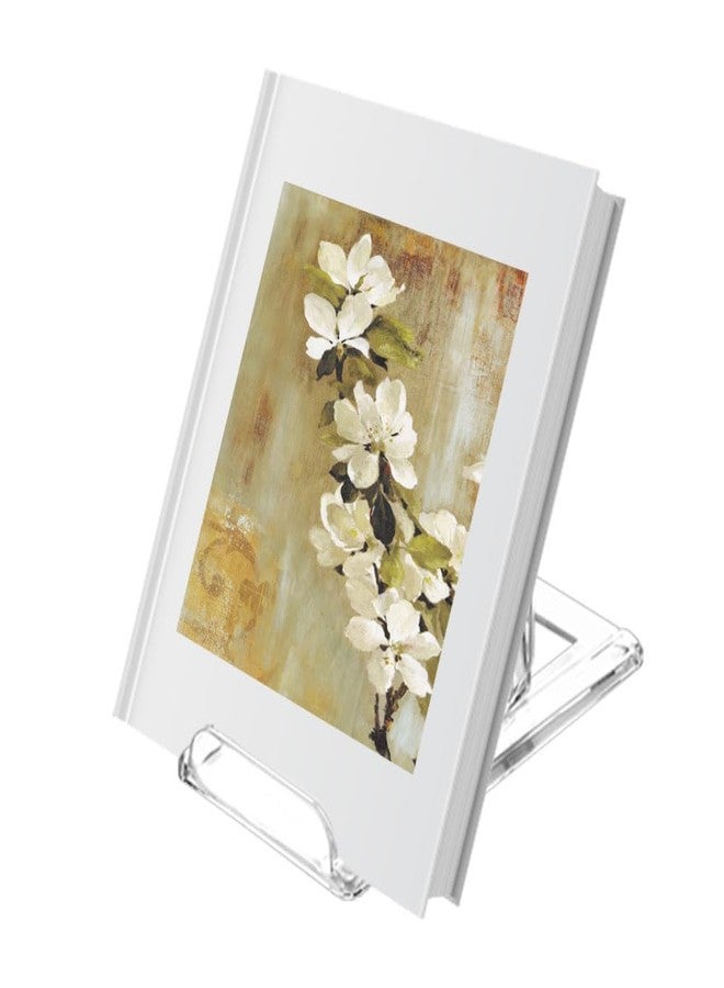 TERDEWE 10 Pack Acrylic Book Stand for Display Adjustable Clear Display Holder Easel Collector Stand for Home Office Back to School Comic Album CD Magazine Postcard Artworks (4.2 x 4.3 x 2.35 Inch) - Image 2
