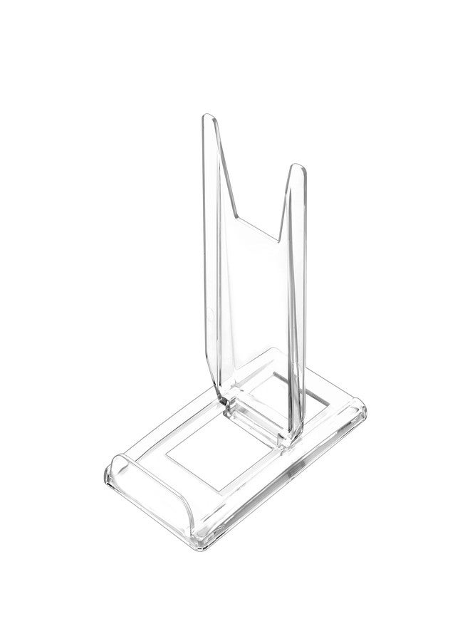 TERDEWE 10 Pack Acrylic Book Stand for Display Adjustable Clear Display Holder Easel Collector Stand for Home Office Back to School Comic Album CD Magazine Postcard Artworks (4.2 x 4.3 x 2.35 Inch) - Image 5