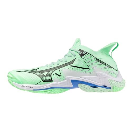Mizuno Wave Lightning Neo 3 Volleyball Shoe | Unisex Indoor Court Shoe | Neo Mint/White | US Men's 10.5 | US Women's 12 - Image 5