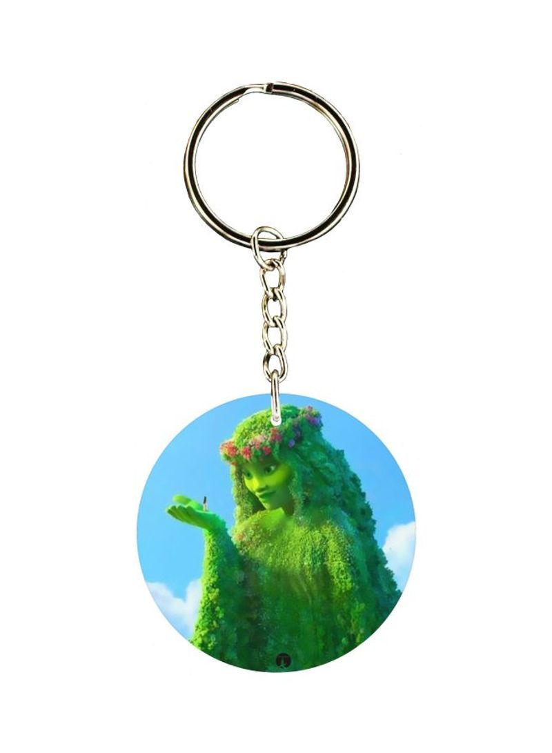 Moana Printed Double Sided Keychain