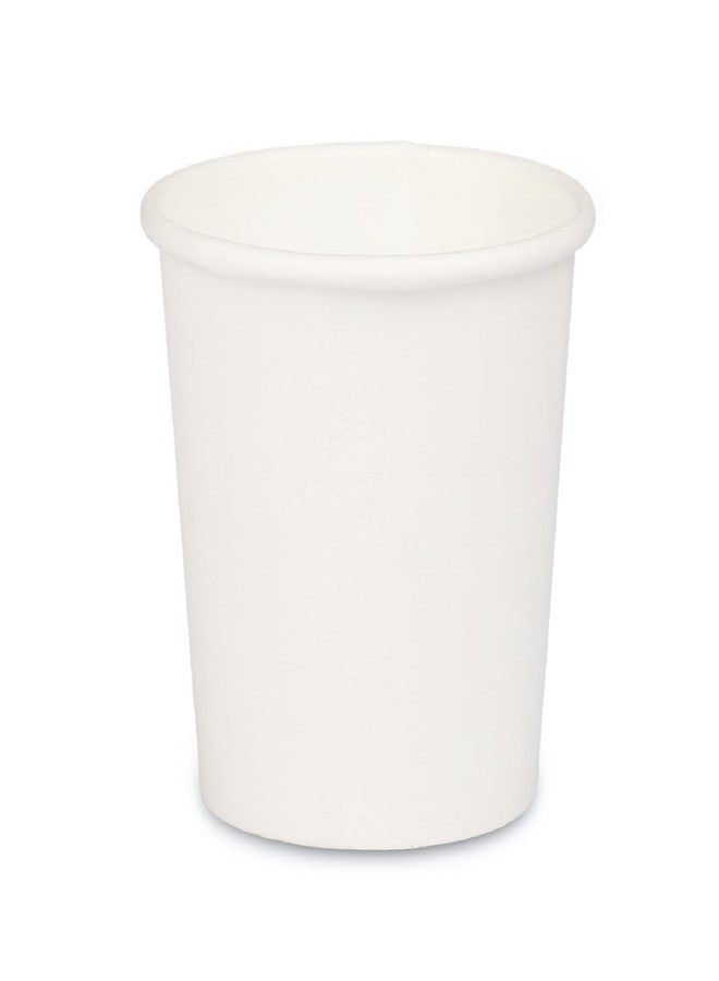 e kysa basics ekysa Basics Paper Disposable Tea/Coffee Cups – 65 ml, Eco-Friendly, Leak-Resistant, Ideal for Hot Beverages, White, Pack of 100 - Image 1