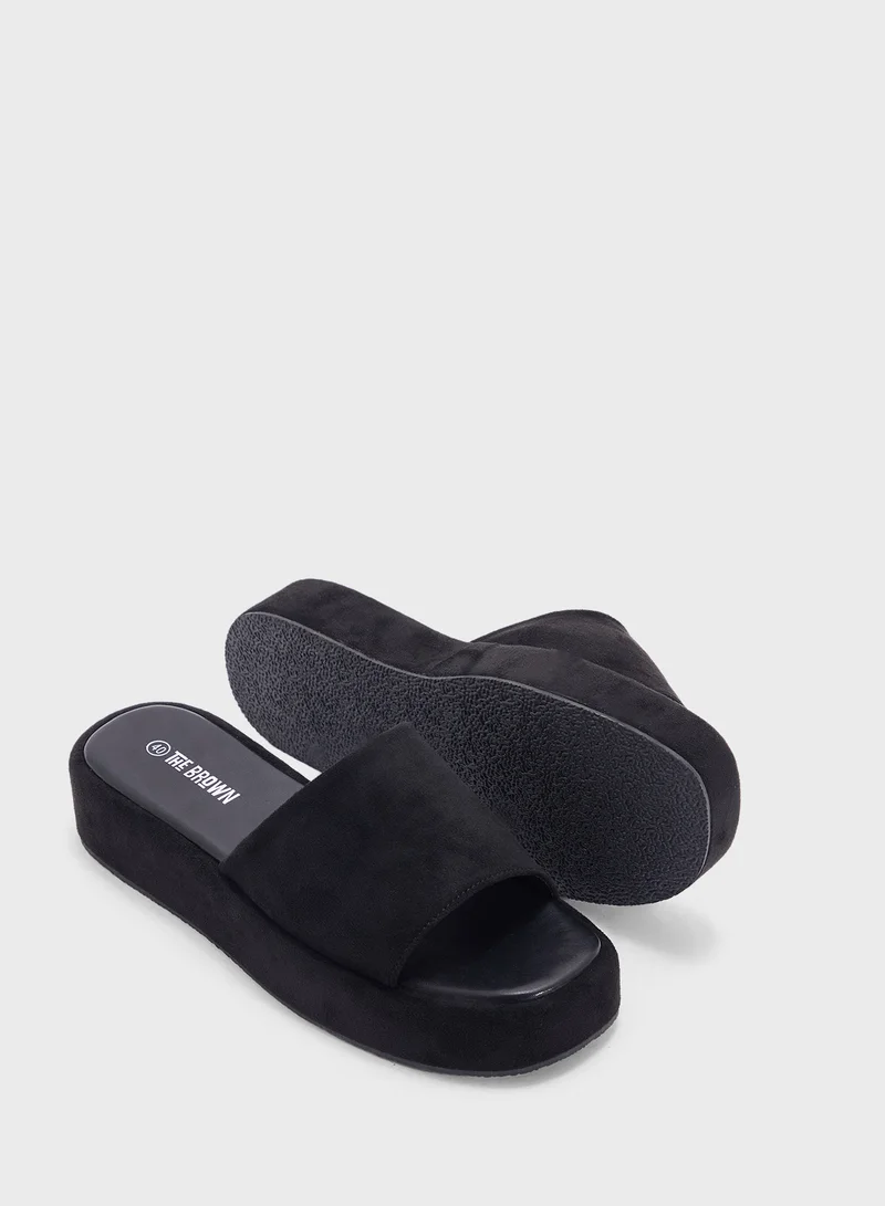 THE BROWN Flatform Slide