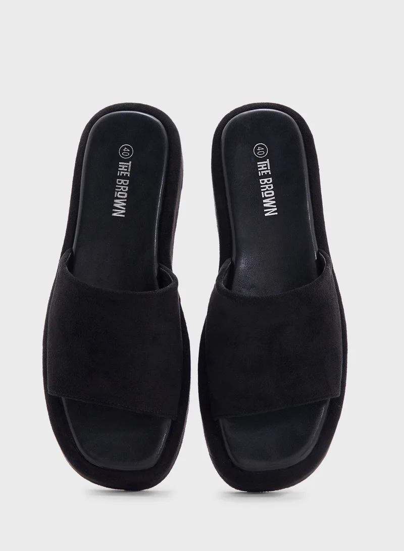 THE BROWN Flatform Slide