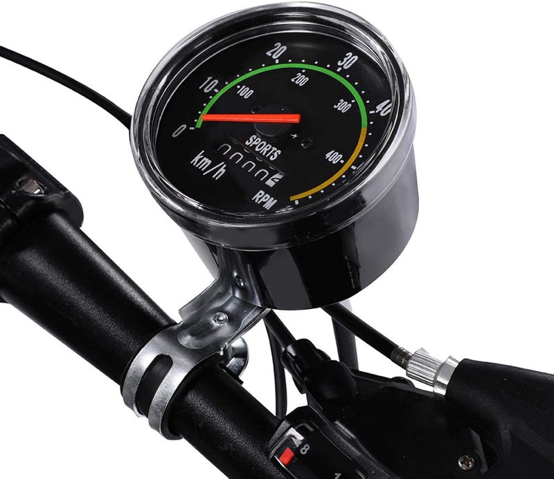 EVTSCAN Old School Style Bike Speedometer Mechanical Bicycle Computer Odometer Cycling Stopwatch Cyclocomputer - Image 3
