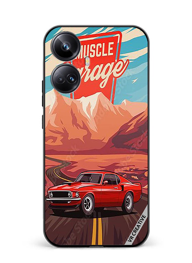 VR CREATIVE Protective Case Cover For Realme 10 Pro Plus Car Design Multicolour - Image 1