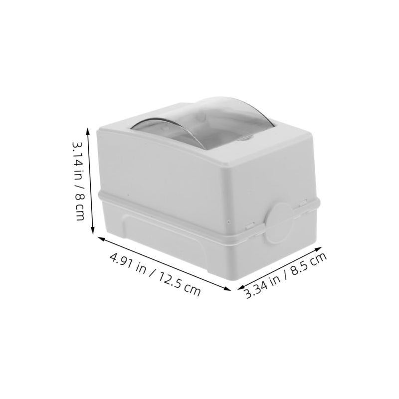 2Pcs Outdoor Power Distribution Box with Transparent Cover Weatherproof Circuit Breaker Enclosure - Image 3