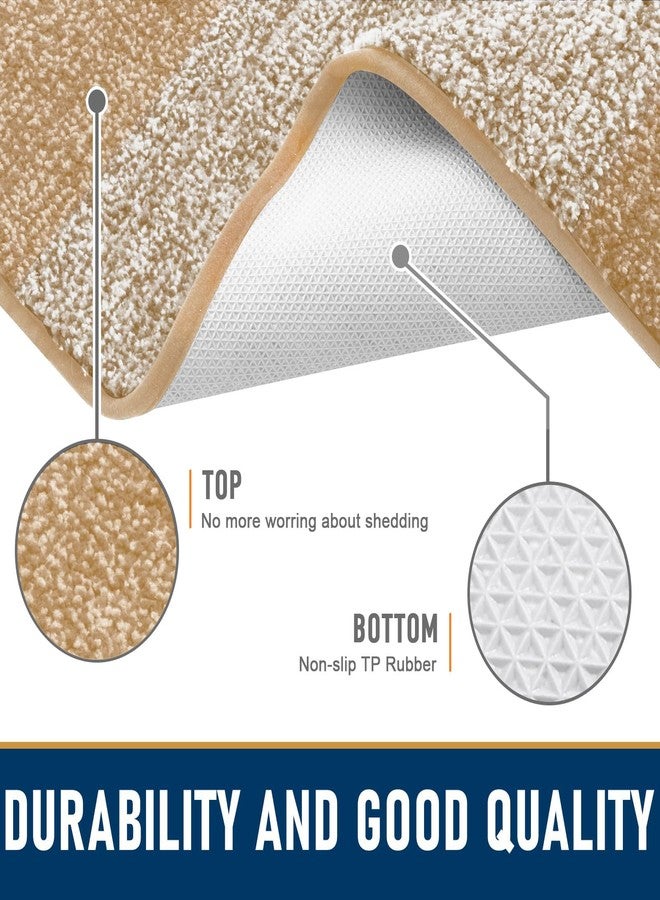 smiry سجادة باب للكلاب من سميري للكلاب الموحلة، تمتص الرطوبة والأوساخ، سجادة مدخل منخفضة الارتفاع مع دعم مانع للانزلاق، سجادة باب داخلية وخارجية للأرضية الداخلية (30 × 20 بوصة، بيج) - Image 3