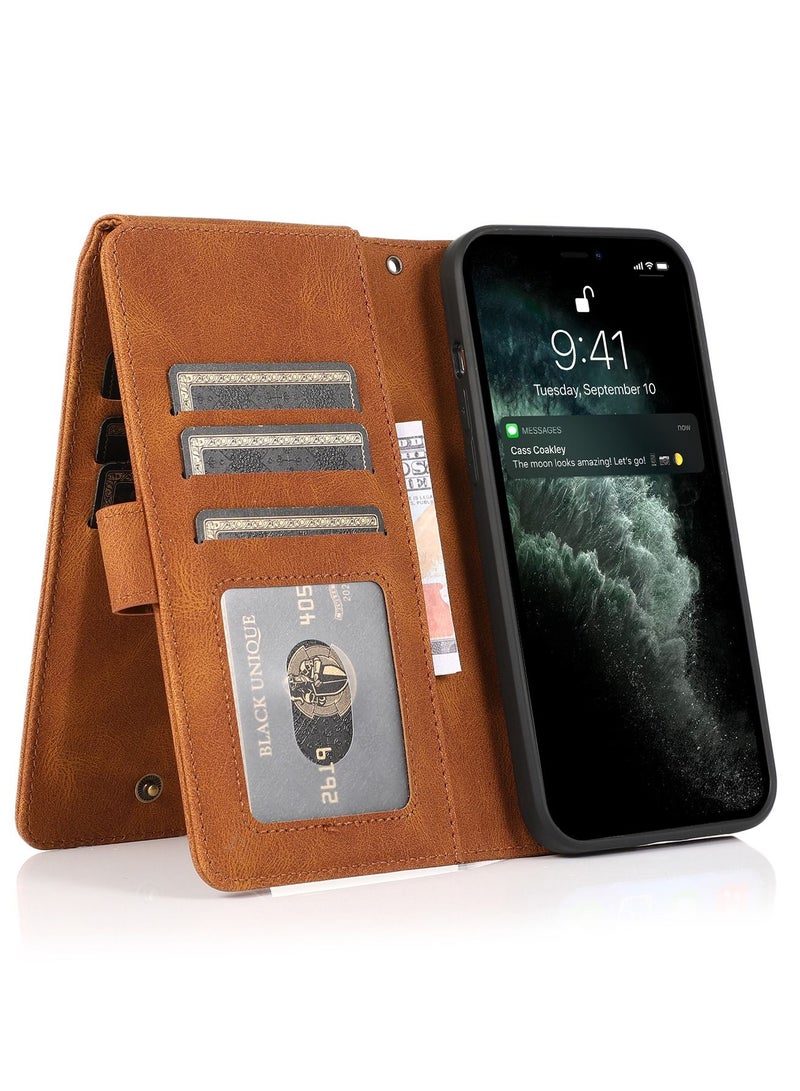 Suteni Flip Cover Protective Leather Case for iPhone - Image 3