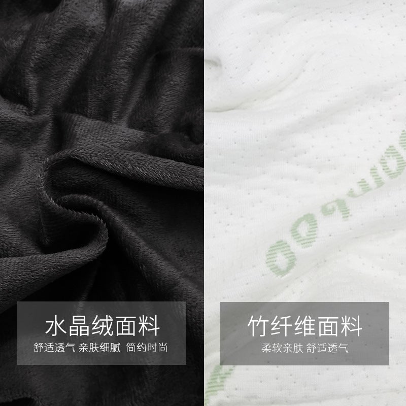 Pillow Memory Foam Pregnancy Lumbar Pillow Office Bed Half-Round Knee Rest Footrest Leg Pillow Footrest Waist Support - Image 3