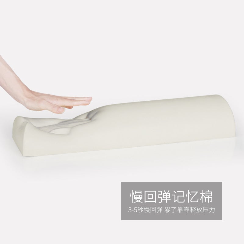 Pillow Memory Foam Pregnancy Lumbar Pillow Office Bed Half-Round Knee Rest Footrest Leg Pillow Footrest Waist Support - Image 4