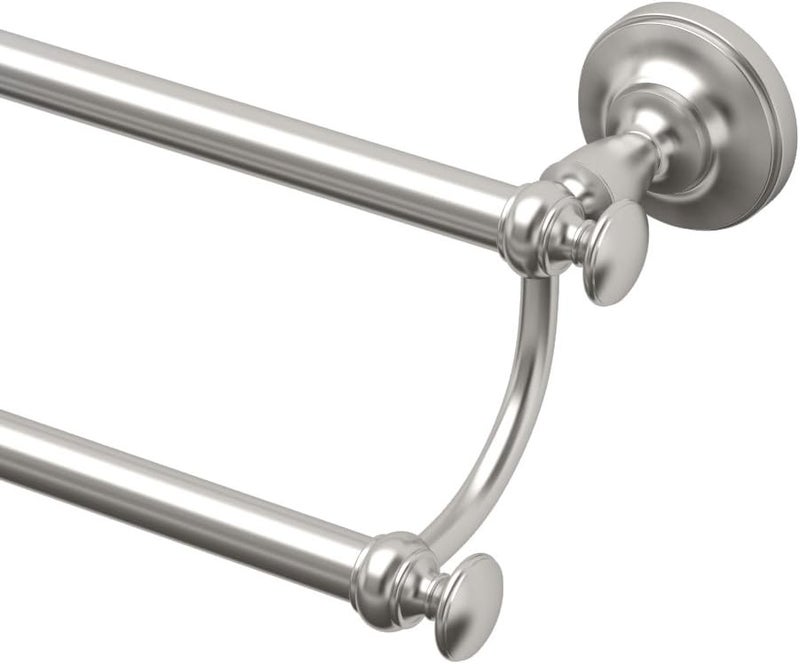 Gatco 4024 Tavern Double Towel Bar 24 Satin Nickel - Image 1