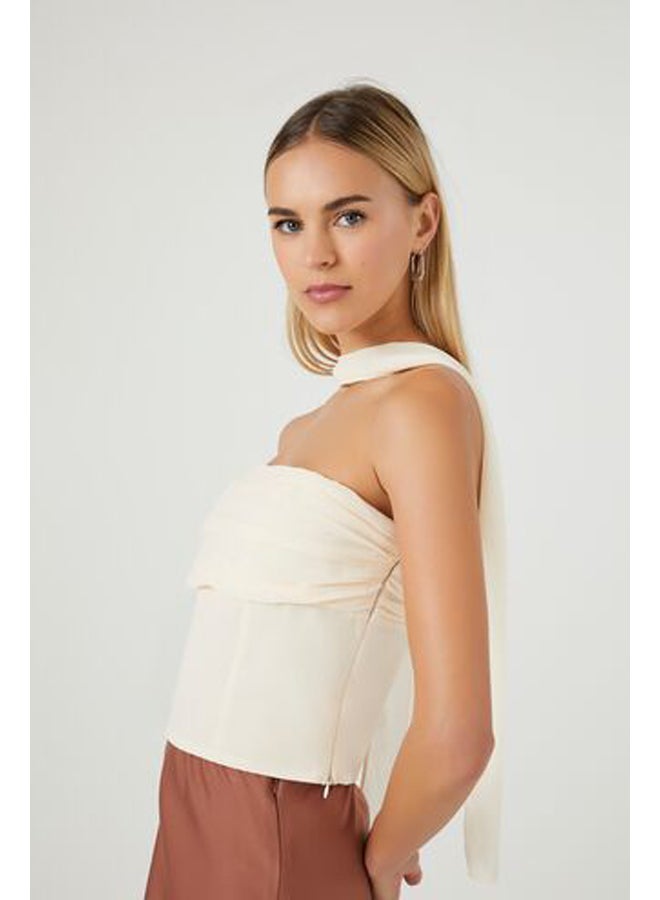 FOREVER 21 Chiffon Corset Tube Top & Sash Set - Image 2