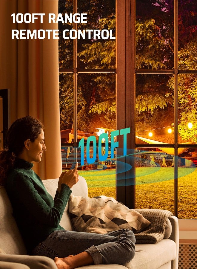 DEWENWILS ديونويلز جهاز تحكم خارجي لتعتيم الأضواء المتسلسلة، قابس تحكم عن بُعد، مدى 100 قدم، قابس مقاوم للماء لتعتيم لمبات LED/تنجستين القابلة للتعتيم، مدرج في FCC - Image 2