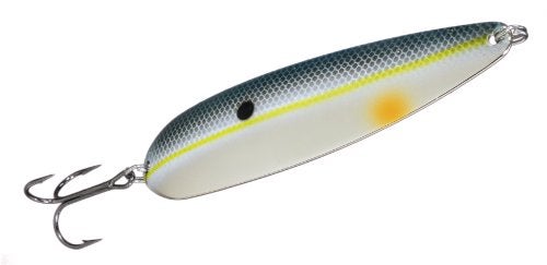 Strike King Lures SSPN4-590 Sexy Spoon Hard Bait Lure, 4" Body Length, 3/4 oz, Sexy Shad, per 1, 0.08 - Image 1