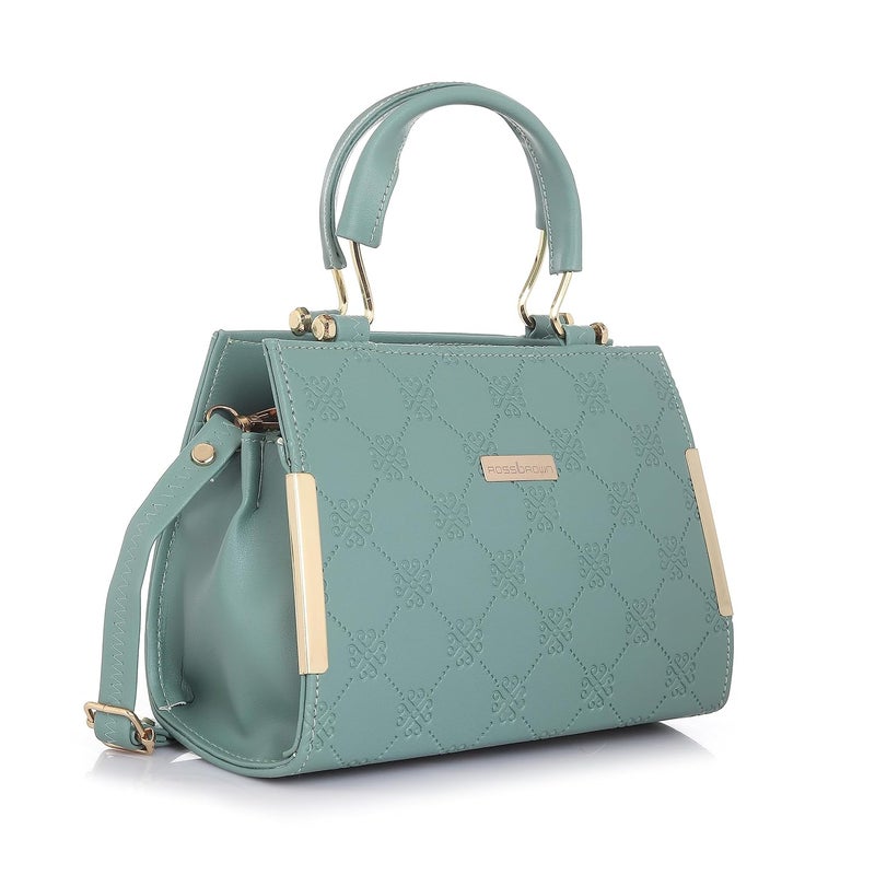 ROSS BROWN Synthetic Leather Women Satchel Bag | Ladies Purse Handbag | Women bags -Mini - Image 1