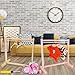 Flahard 26 Pcs Wood Doll Garment Rack with Wooden Clothes Hanger Mini Wooden Girl Doll Clothes Hanger Organizer Storage Shelf for 18 Inch Girl Doll Clothes Baby Dollhouse Color Set 2 - Image 4