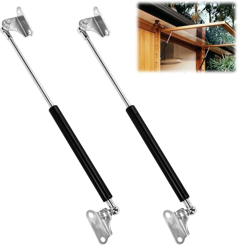 TOWEBOORY 2pcs 500MM 450N/101Lb Gas Struts,Universal Lift Support Springs Heavy Duty Gas Spring with Brackets for Heavy Lid Cabinet Door Truck Ottoman Bed Floor Hatch Door and Other Heavy Duty Project(20in450N) - Image 1