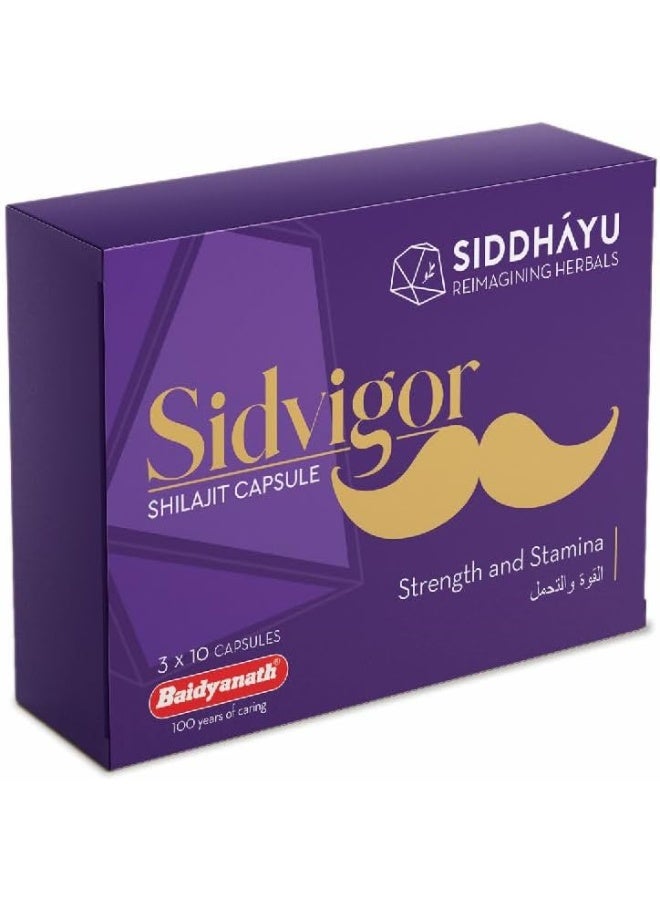 SIDVIGOR CAPS 30ï¿½s (SHILAJITH)