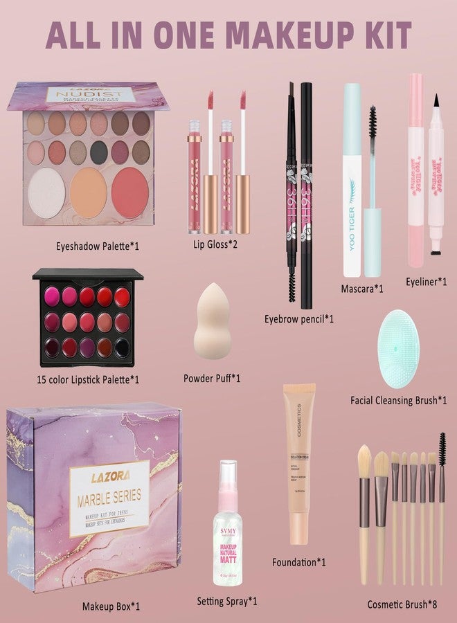 venshun Makeup Set Makeup Kit for Teenagers Makeup Sets Make up Kit for Girls 10-12 Makeup Kits for Teen Girls Makeup Gift Sets for Beginners Teens - Image 2