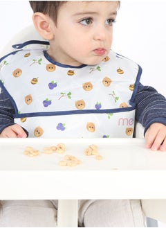 melii Pack Of 2 Baby And Toddler Fold Up Bib With Scoop - Bear  - Image 3