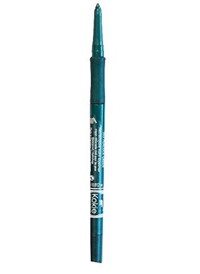 Kokie Kokie Cosmetics Retractable Kohl Eyeliner, Peacock Green, 0.012 Ounce 