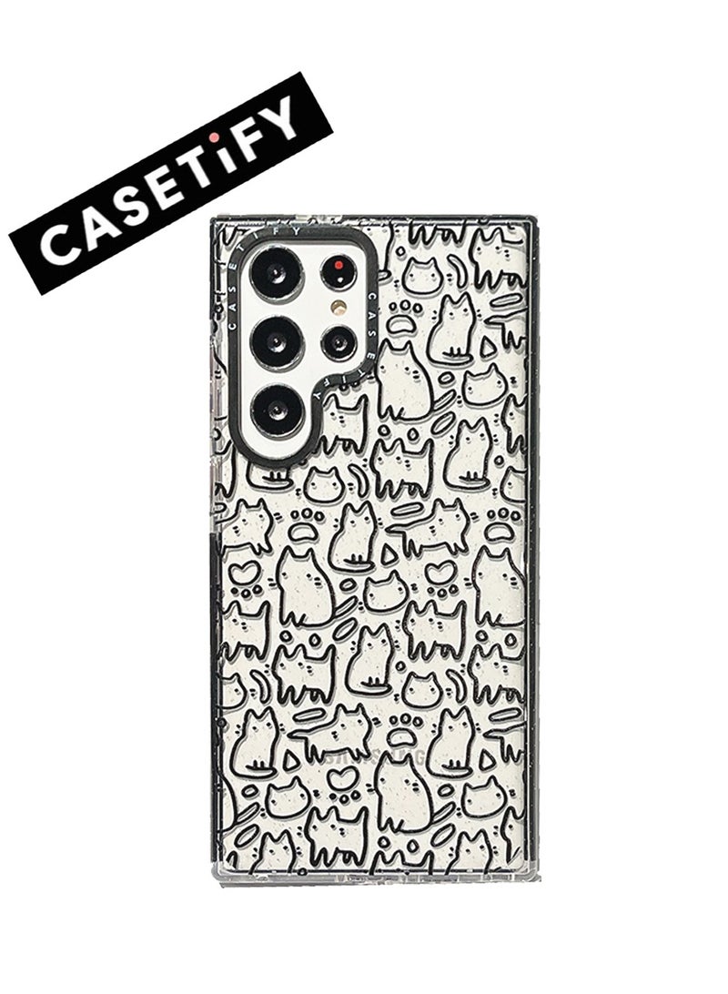 Samsung Galaxy S24 Ultra "Doodle Cats" Case