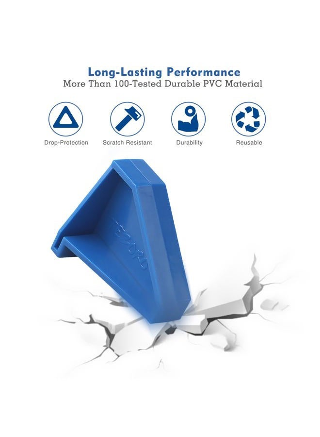 Tezoro (24) - Flooring Spacers,Laminate Wood Flooring Tools,Compatible w/Vinyl Plank, Hardwood & Floating Floor Installation etc,Hardwood Flooring w/1/4 Gap,Special Triangle Stay in Place (24) - Image 2