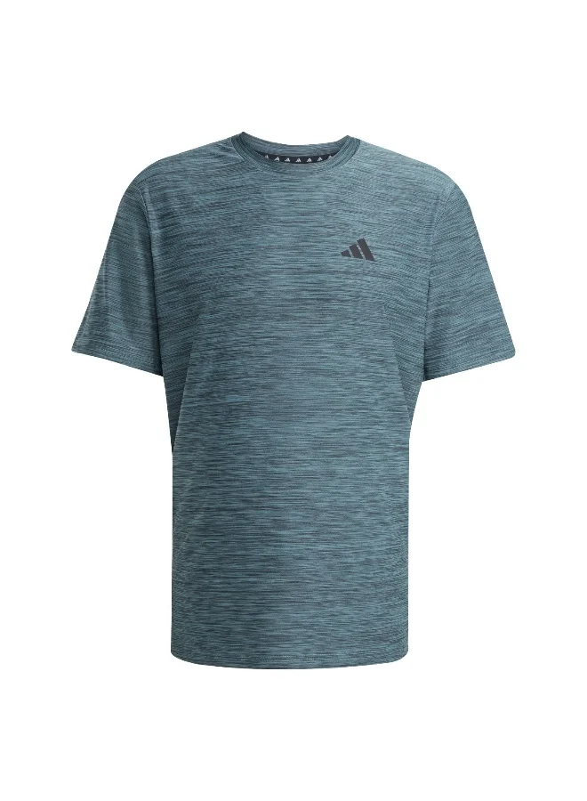 Adidas Adidas Tr-Es Stretch T Purple T-Shirt (Short Sleeve) T-Shirts For Men