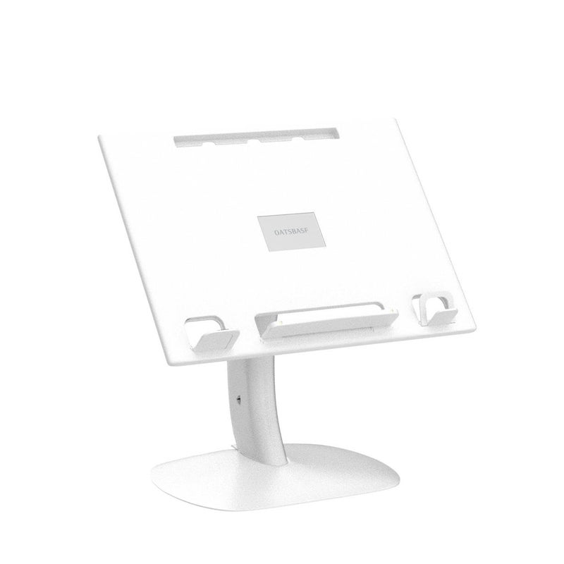 bifine Lap Desk Kids, Laptop Bed Tray, Foldable Car Desk, Portable Stand for Couch Sofa Bed Floor, Book Holders for Reading Hands Free (White) - Image 4