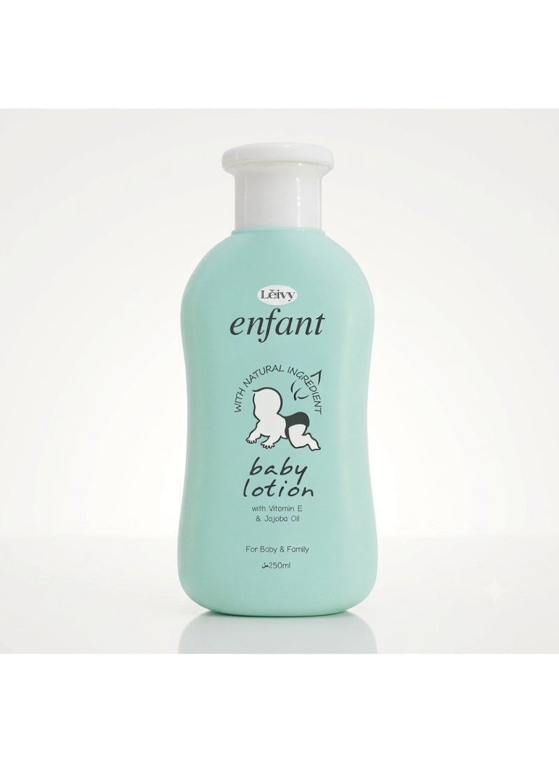 Leivy Enfant Baby Lotion with Vitamin E & Jojoba Oil 250 ml - Image 1