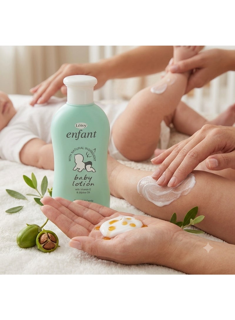 Leivy Enfant Baby Lotion with Vitamin E & Jojoba Oil 250 ml - Image 2