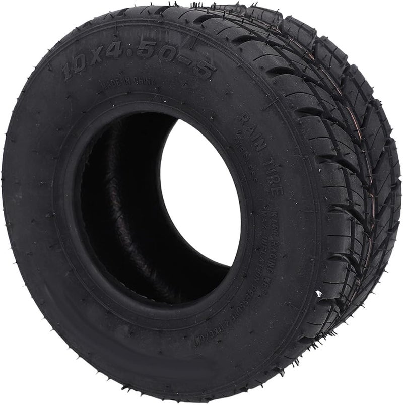 يوسو 10x4 50 5 إطار أمامي بدون أنبوب مقاوم للانزلاق مطاطي طويل الأمد مع قبضة ممتازة لعربات الجوكارت ومركبات ATV وUTV والدراجات الرباعية - Image 1