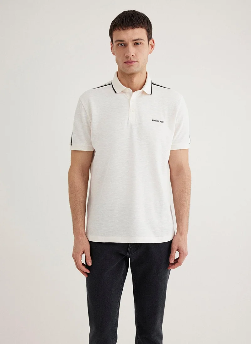 MAVI White Polo T-Shirt
