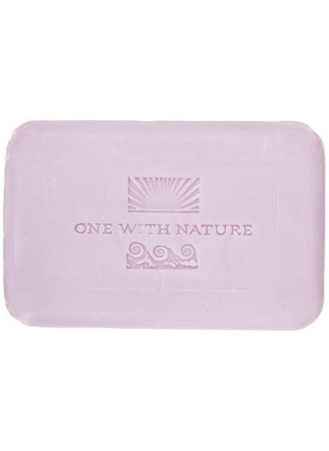 ONE WITH NATURE Blackberry Pear Dead Sea Mineral Soap 7 Ounce Bar  - Image 3