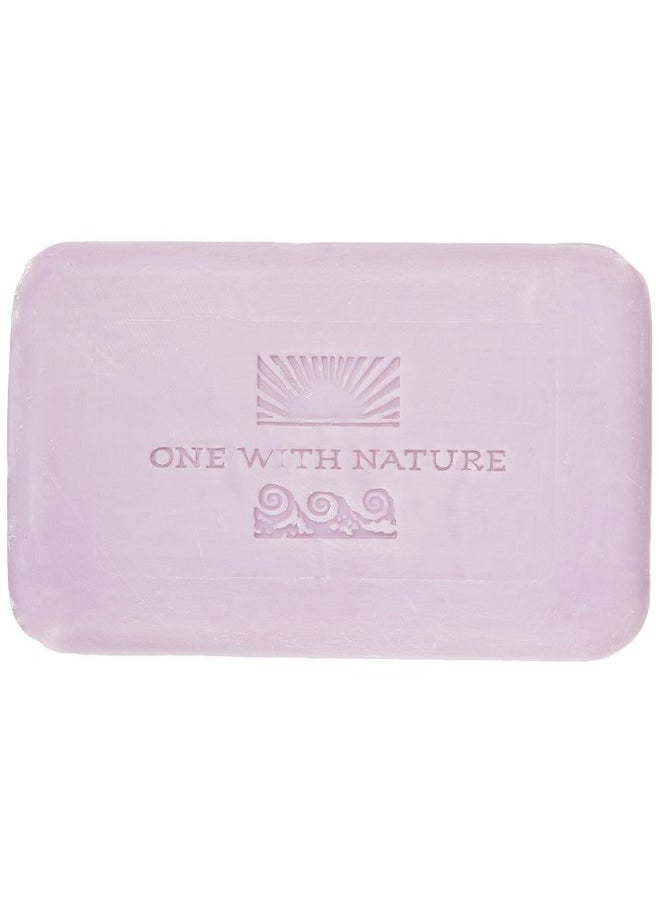 ONE WITH NATURE Blackberry Pear Dead Sea Mineral Soap 7 Ounce Bar  - Image 2