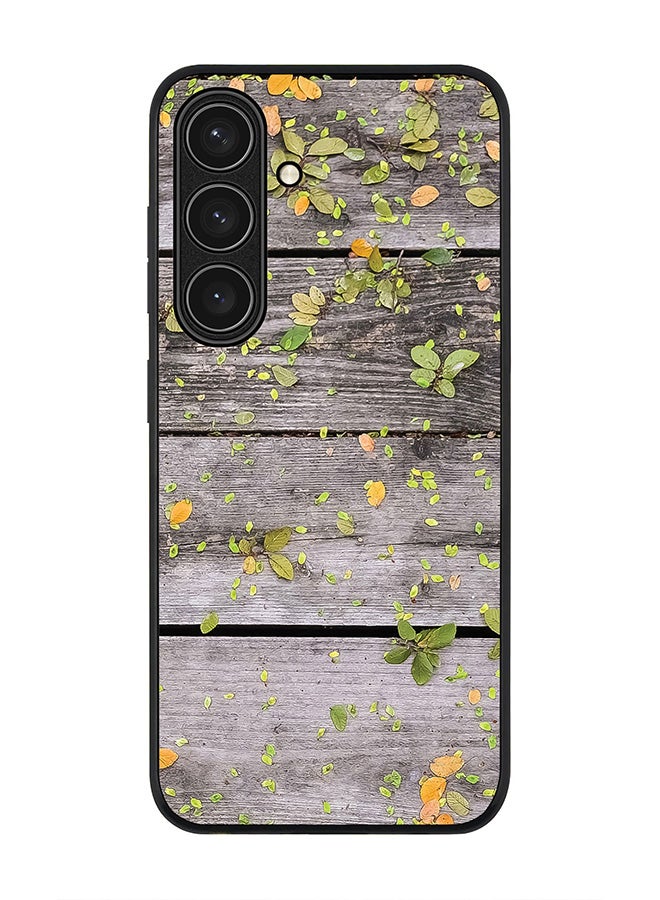 Stylizedd Rugged Black edge case for Samsung Galaxy S24 FE, Slim fit Soft Case Flexible Rubber Edges Anti Drop TPU Gel Thin Cover -  Backyard Patio - Image 1