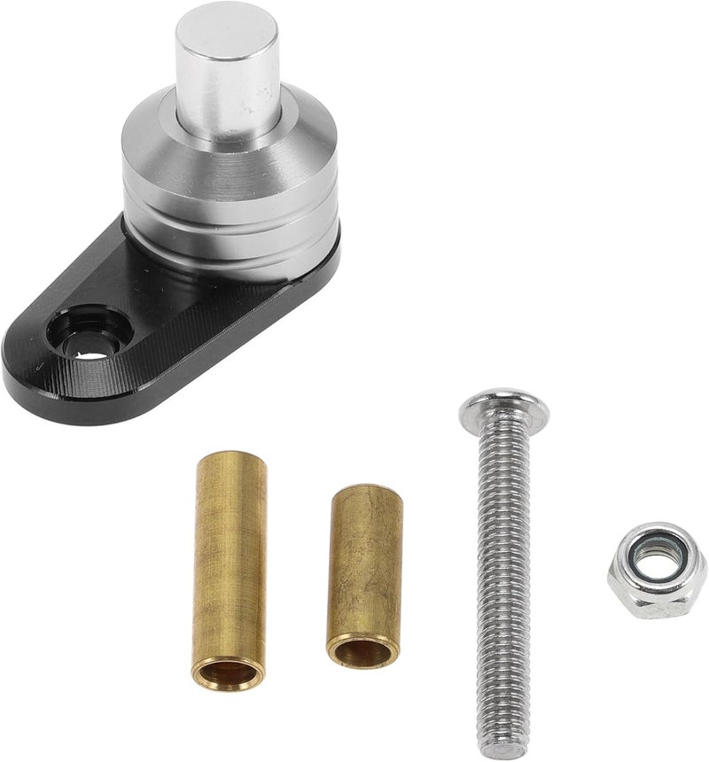 RATCHROLL Universal Motorcycle Brake Lever Parking Button Lock Switch - Silver Tone - Image 1