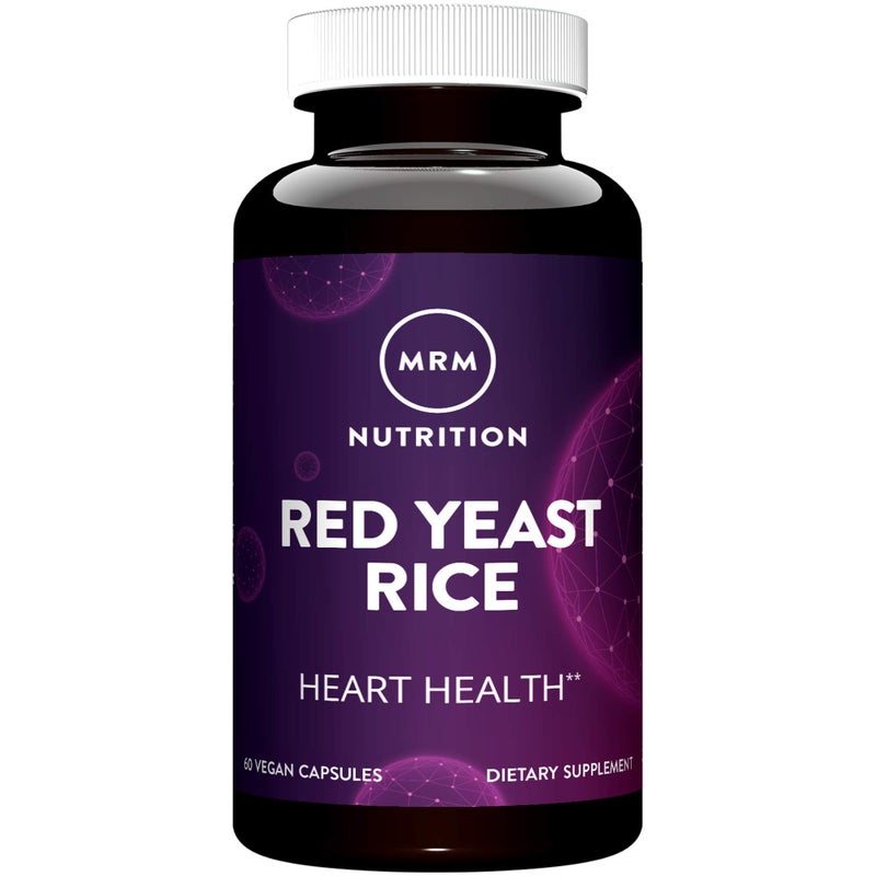 MRM Nutrition Red Yeast Rice Monocolin K Citrinin Free Gluten Free Vegan 30 Servings