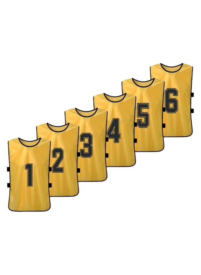 NIBEMINENT 6-Piece Quick Drying Scrimmage Practice Vest Set 32 x 55cm - Image 1