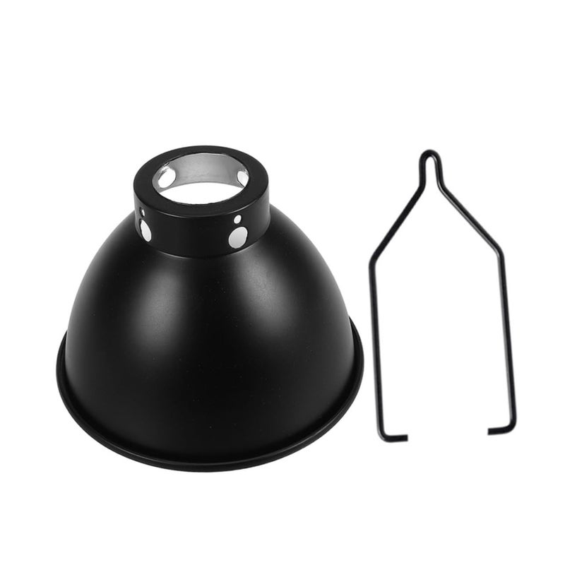 2pcs Reptile Heat Lamp Shade With Hook Wide Angle High Temperature Resistant - Image 2
