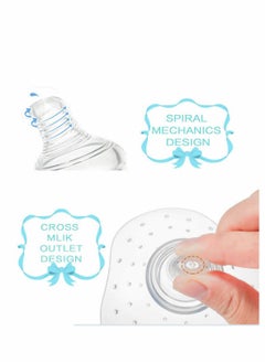 Excefore Nipple Shield,Premium Contact Nippleshield, Assist Perfect for Nursing Mothers with Inverted & Sore Nipple with Carrying Case for Breastfeeding Mothers, Non-Toxic, Made Without BPA  - Image 2