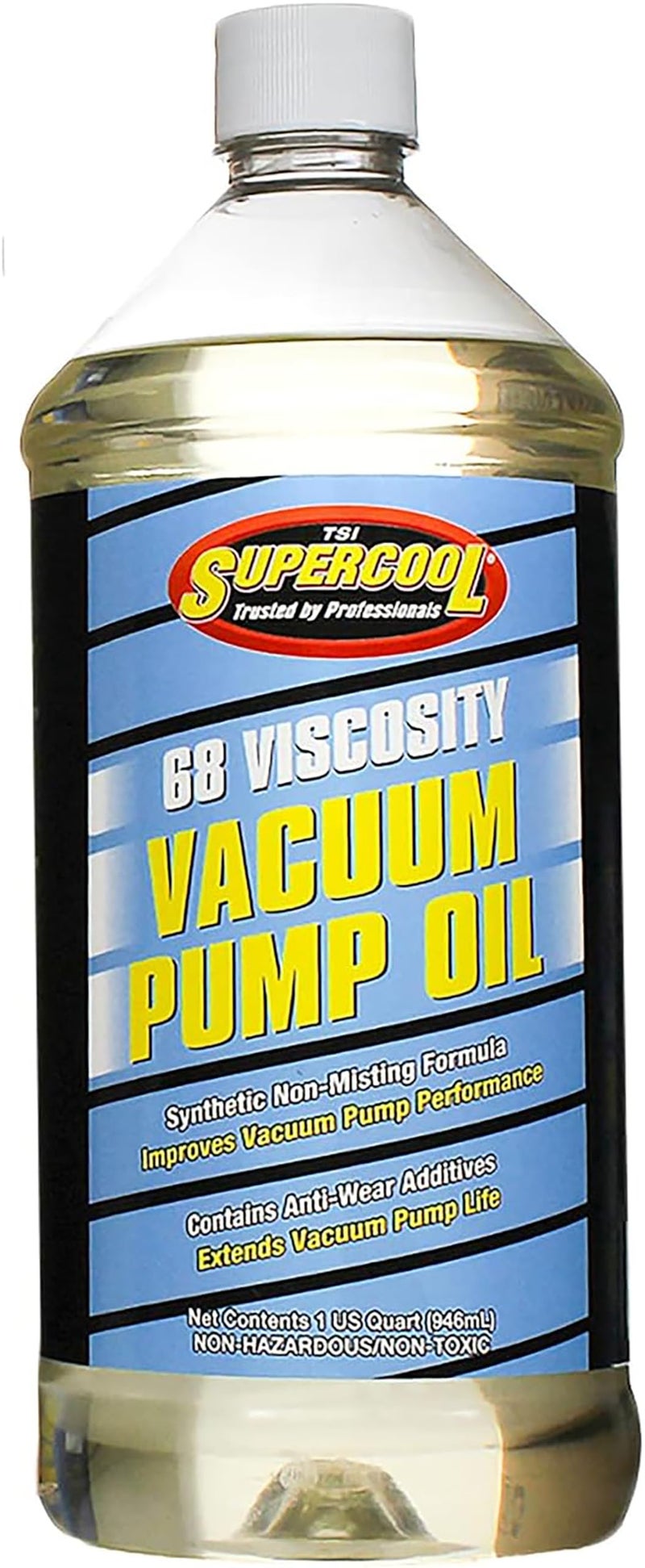 TSI Supercool Vacuum Pump Oil, Synthetic, 32 Oz., Clear (V32) - Image 1
