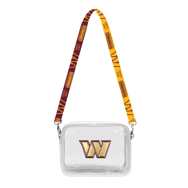 Littlearth Washington Commanders NFL Clear Fanny Fan Purse - Image 2