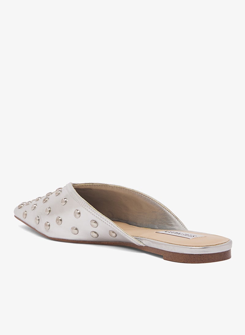 STEVE MADDEN Mayah Stud Embellished Pointed Toe Mules - Image 3