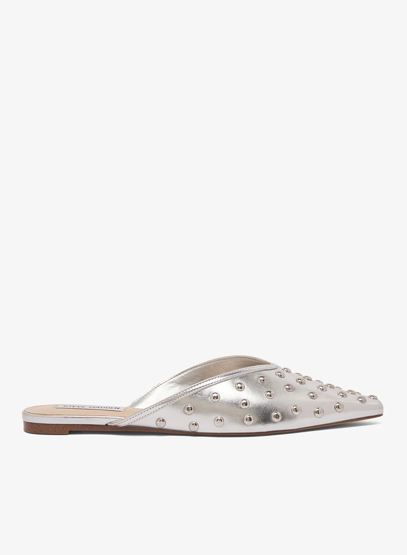 STEVE MADDEN Mayah Stud Embellished Pointed Toe Mules - Image 1